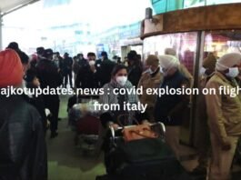 Rajkotupdates.News : Covid Explosion on Flight from Italy